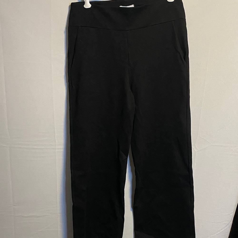 Veronica M Black Straight Leg Pants